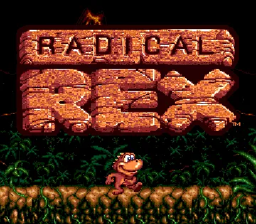 Radical Rex (USA) screen shot title